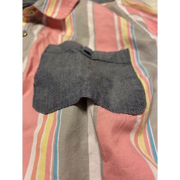 TOMMY HILFIGER -WOMENS BUTTON DOWN- LONG SLEEVE WITH 3/4 ROLL UP SLEEVE - SIZE L - Picture 3 of 9